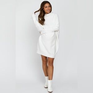 Pinkblush funnel neck sweater dress nwot